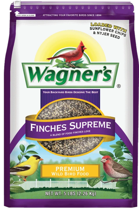 A bag of Wagner's Finches Supreme wild bird food